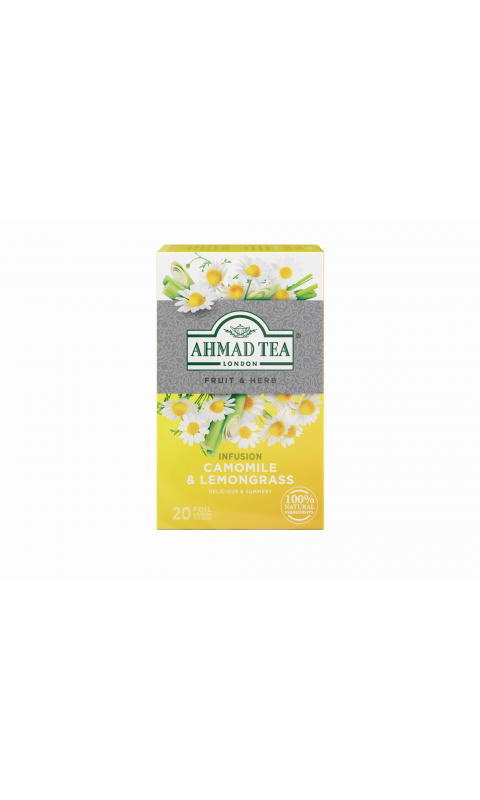 Infusão de Camomila & Citronela - Saquetas Ahmad Tea