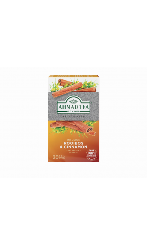 Infusão de Rooibos & Canela - Saquetas Ahmad Tea