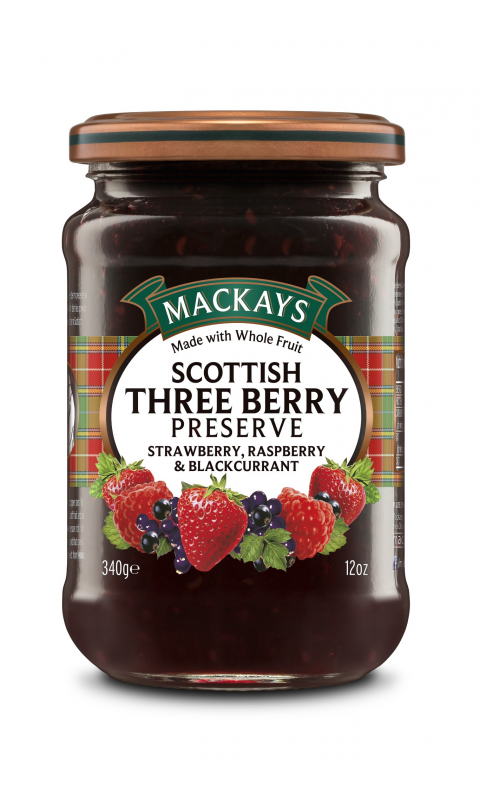 Mackays Scottish Three Berry Preserve 
