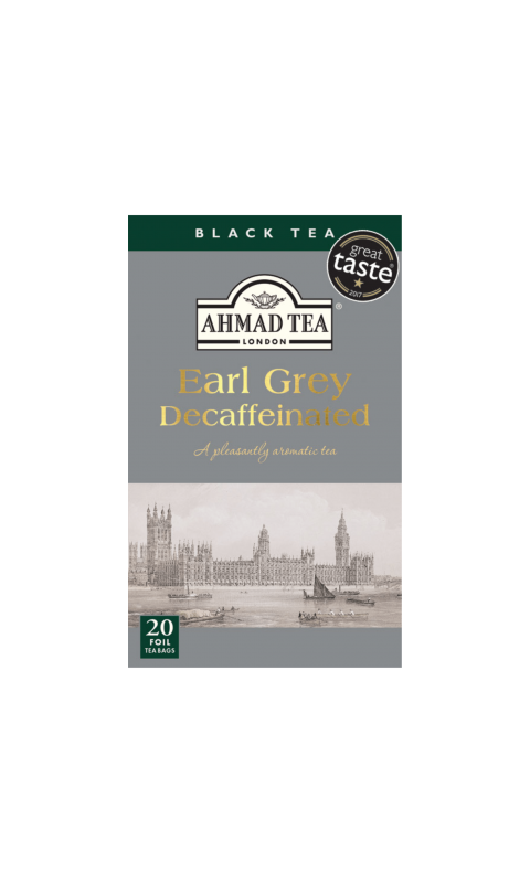 Ahmad Tea Earl Grey Decaffeinated Tea - Teabags