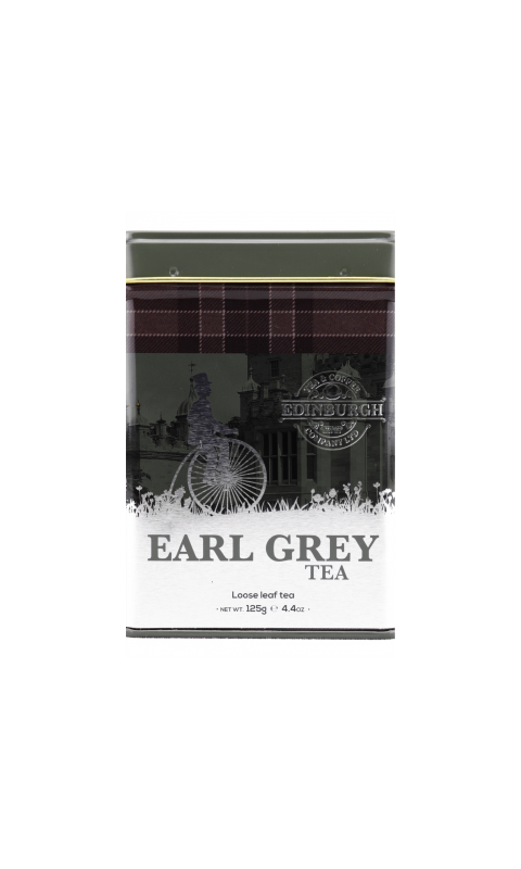  Edinburgh Tea & Coffee Early Grey Loose Leaf Tea Caddy
